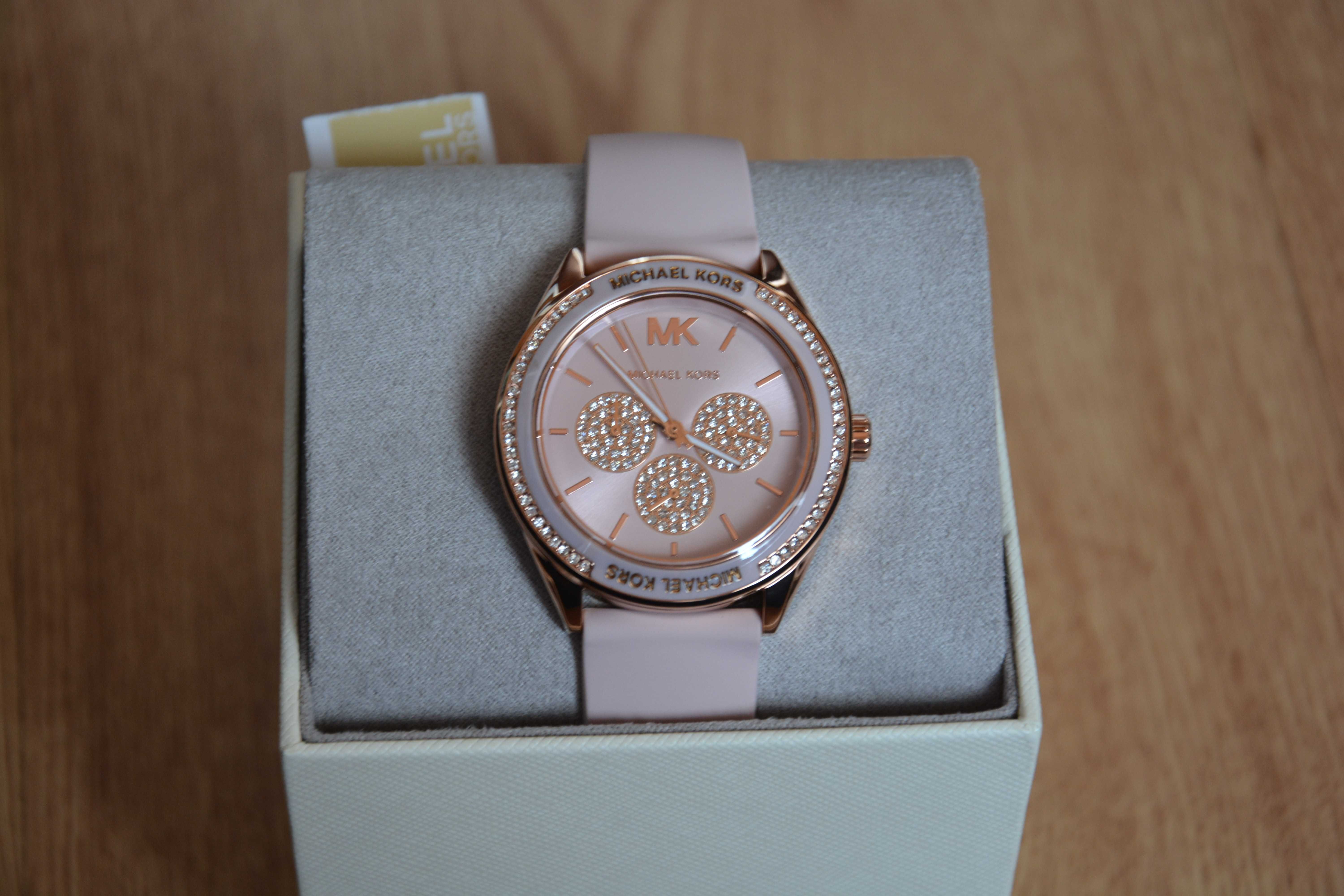 Nowy zegarek Michael Kors Oversized Sport MK6946 różowe złoto