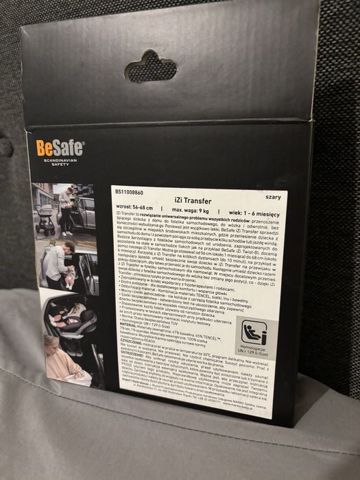 Nosidełko BeSafe Izi Transfer nowe