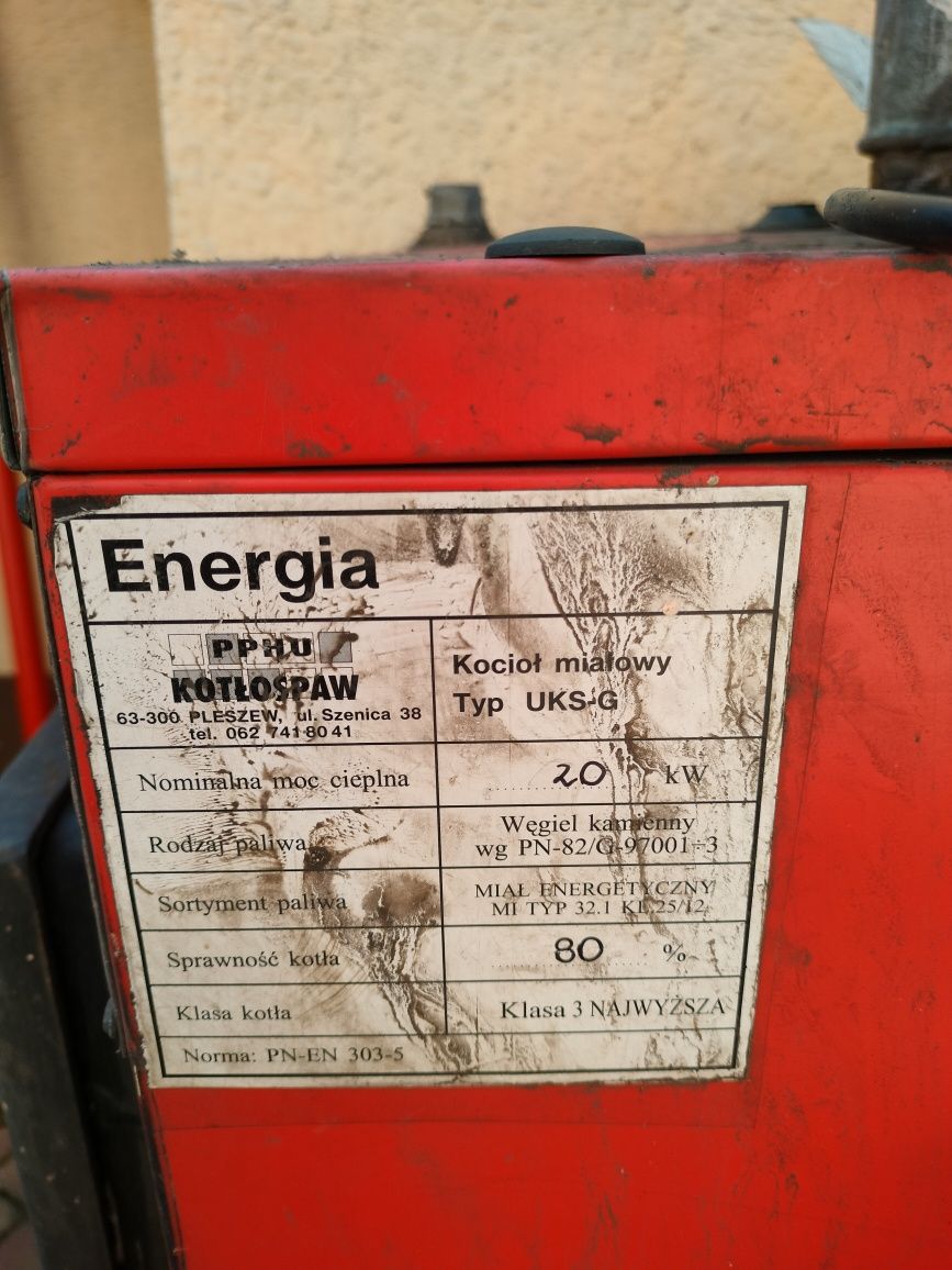 Piec na  miał i węgiel klasa 3 .