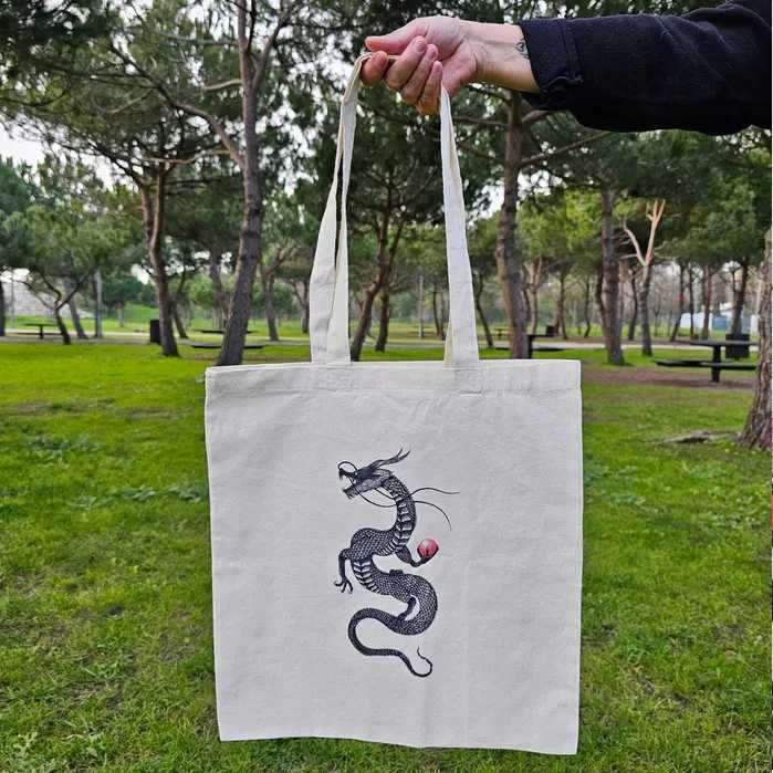 Totebag Dragão Vermelho - Arte Original