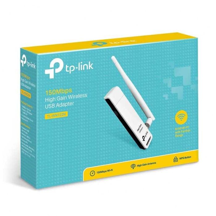 TP-Link Adaptador USB Wireless / Wi-Fi 150Mbps (TL-WN722N)