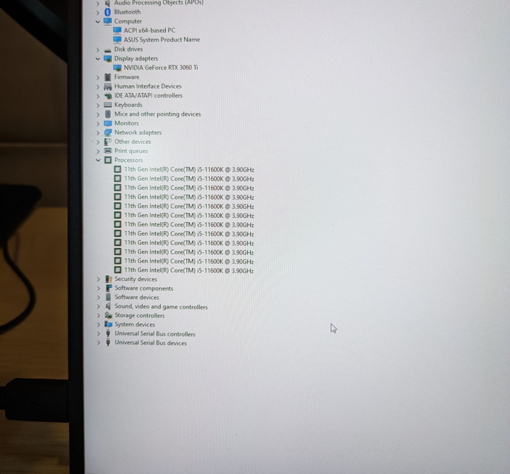 PC gaming RTX 3060ti i5