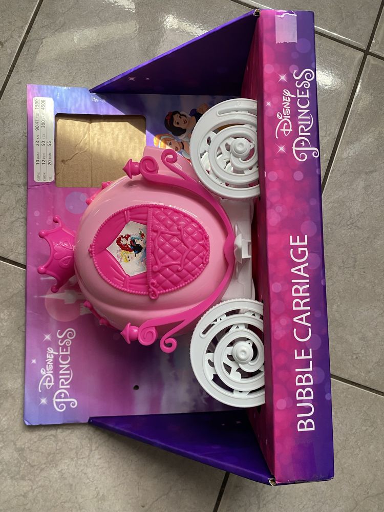 Disney princess bubble carriage karoca dla księżniczek