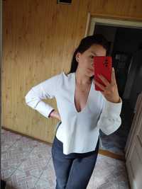 Elegancka biała bluzka Zara 38