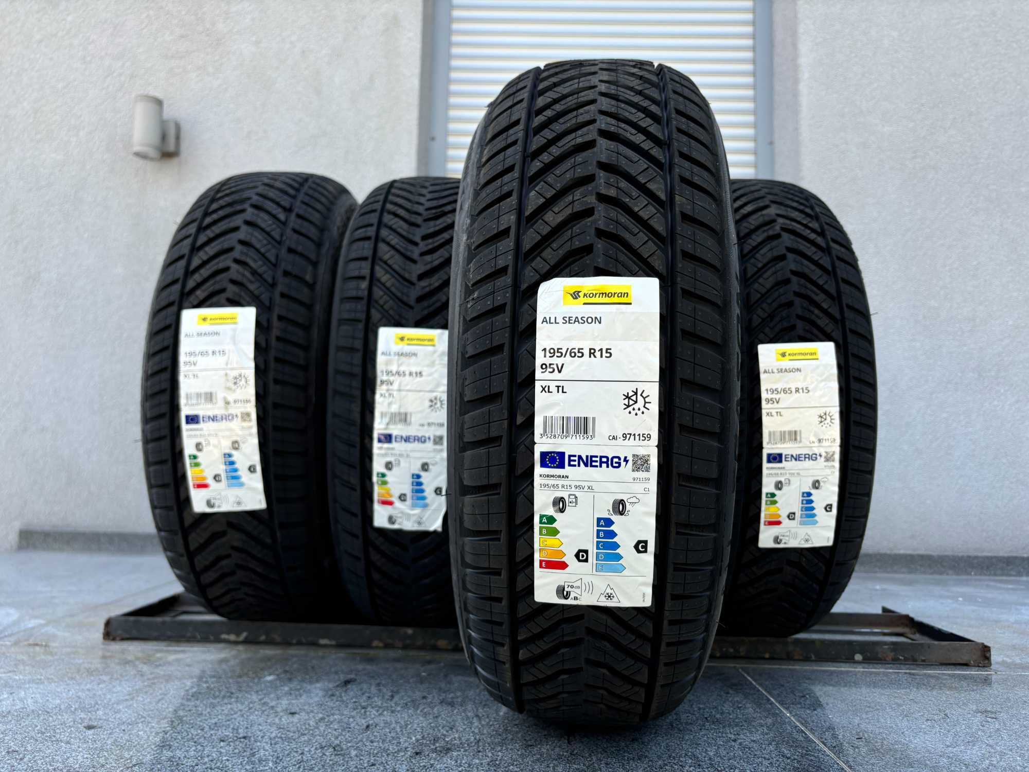 Całoroczne 195/65R15 Kormoran AllSeason 95V XL D,C,70db 2024 rok! gwar