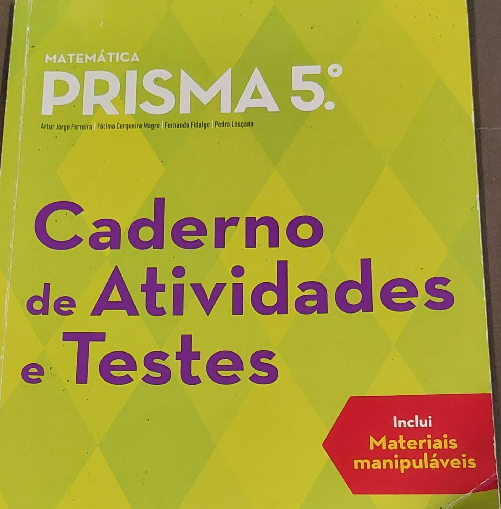 Livros Fichas / Cadernos atividades 5 e 6 ano