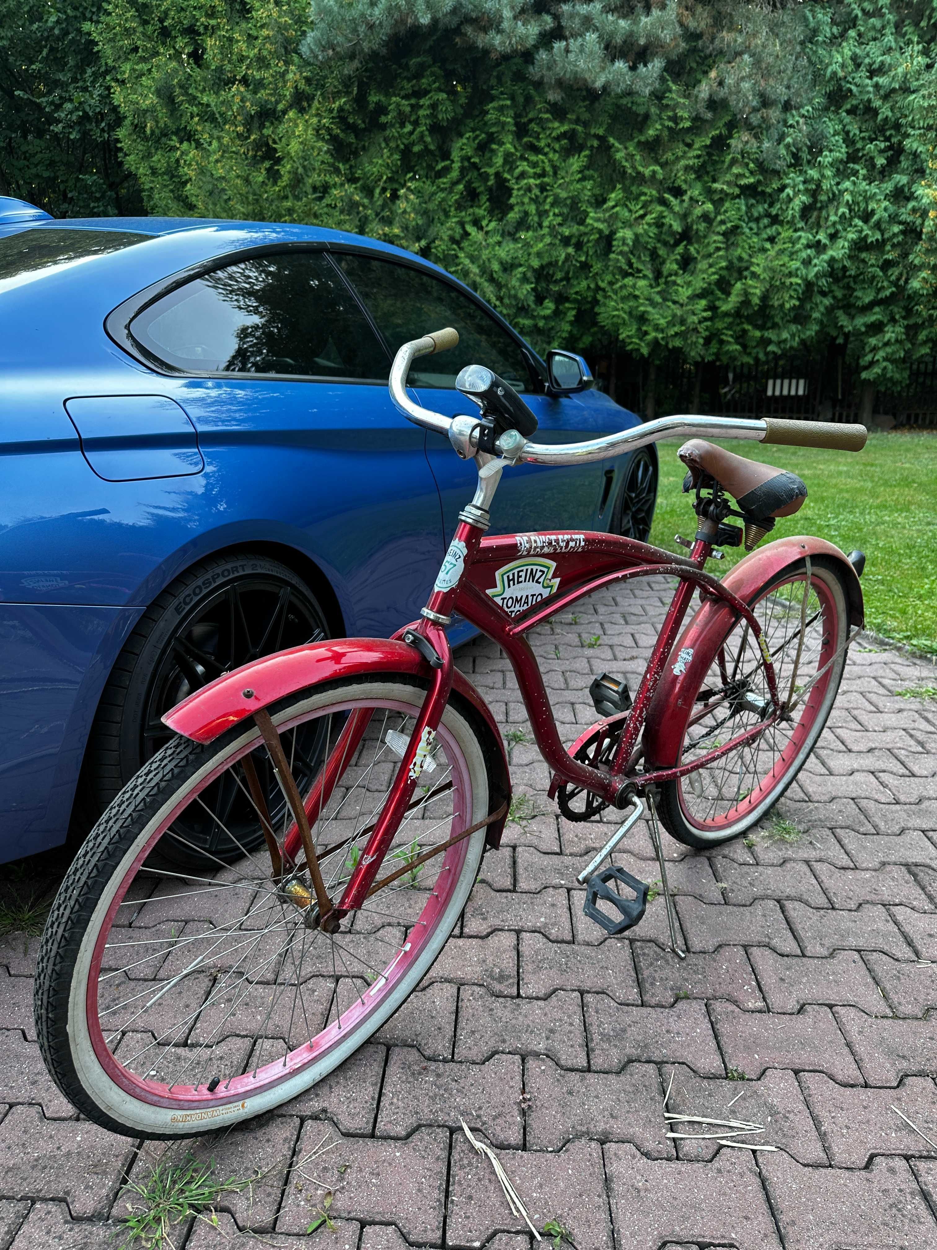 Rower oldschool vintage holenderka amerykański reklama heinz.
