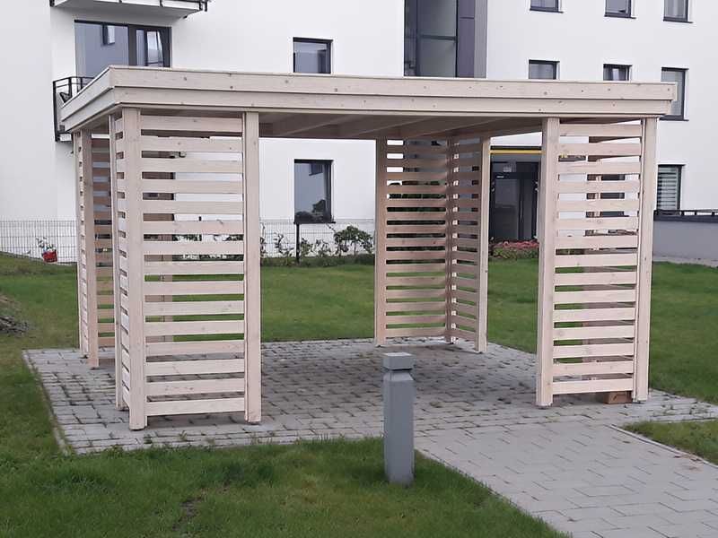 ALTANA 10 3x3m Proste Deseczki +Papa Rynny Impregnacja od Producenta