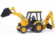 Bruder 2427 Ciągnik JCB MIDI z ładowarką czołową i koparką
