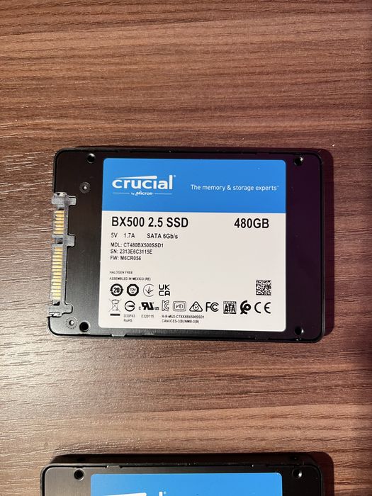 Лот: 4× SSD 2.5” SATA (нові, без заводської упаковки, перевірені)