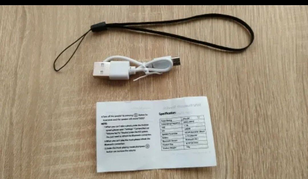 Głośnik głośniczek mini bezprzewodowy bluetooth podróżny USB ładowalny