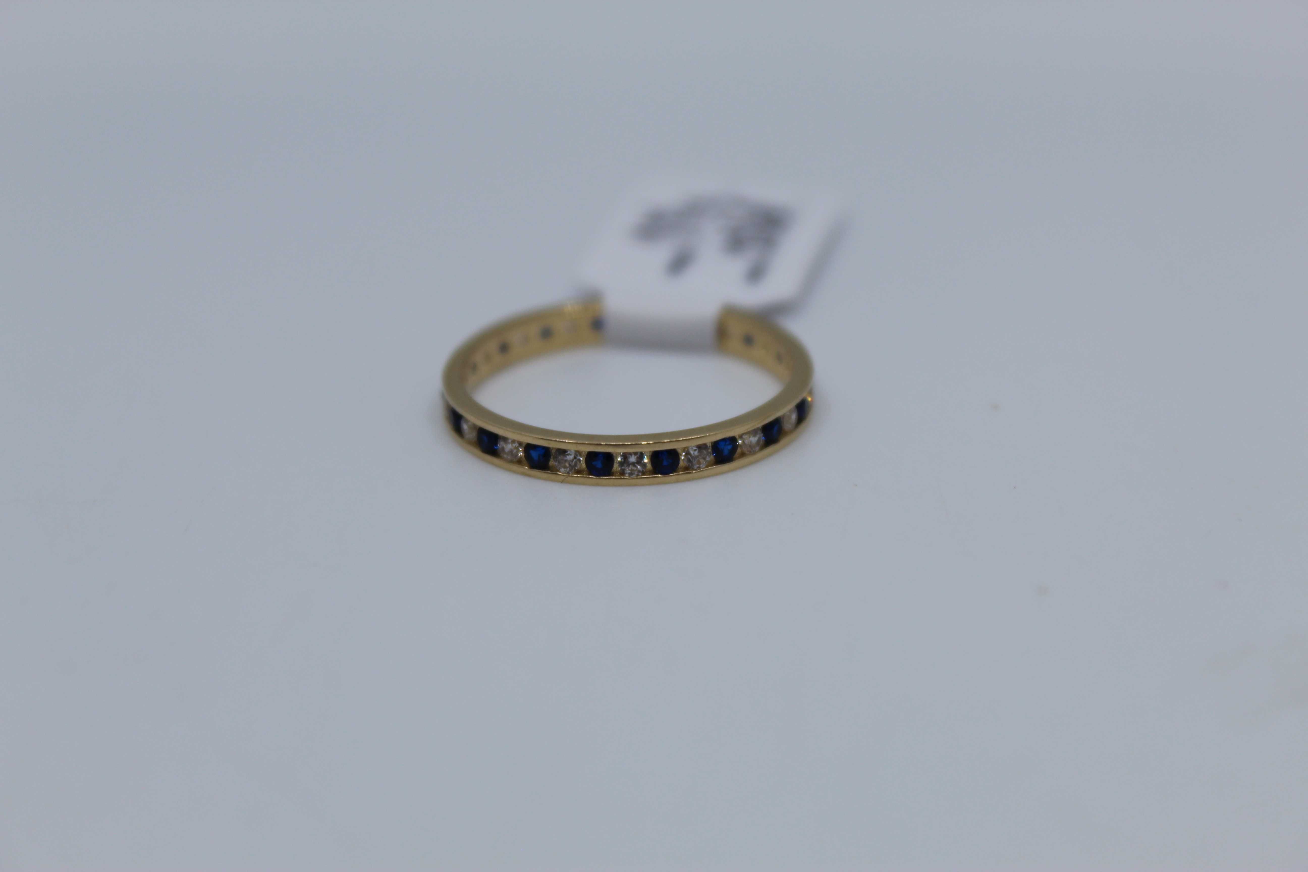 Złoto/Złoty pierścionek 585 14K 1,45 gram Rozmiar 15 Nowy Okazja
