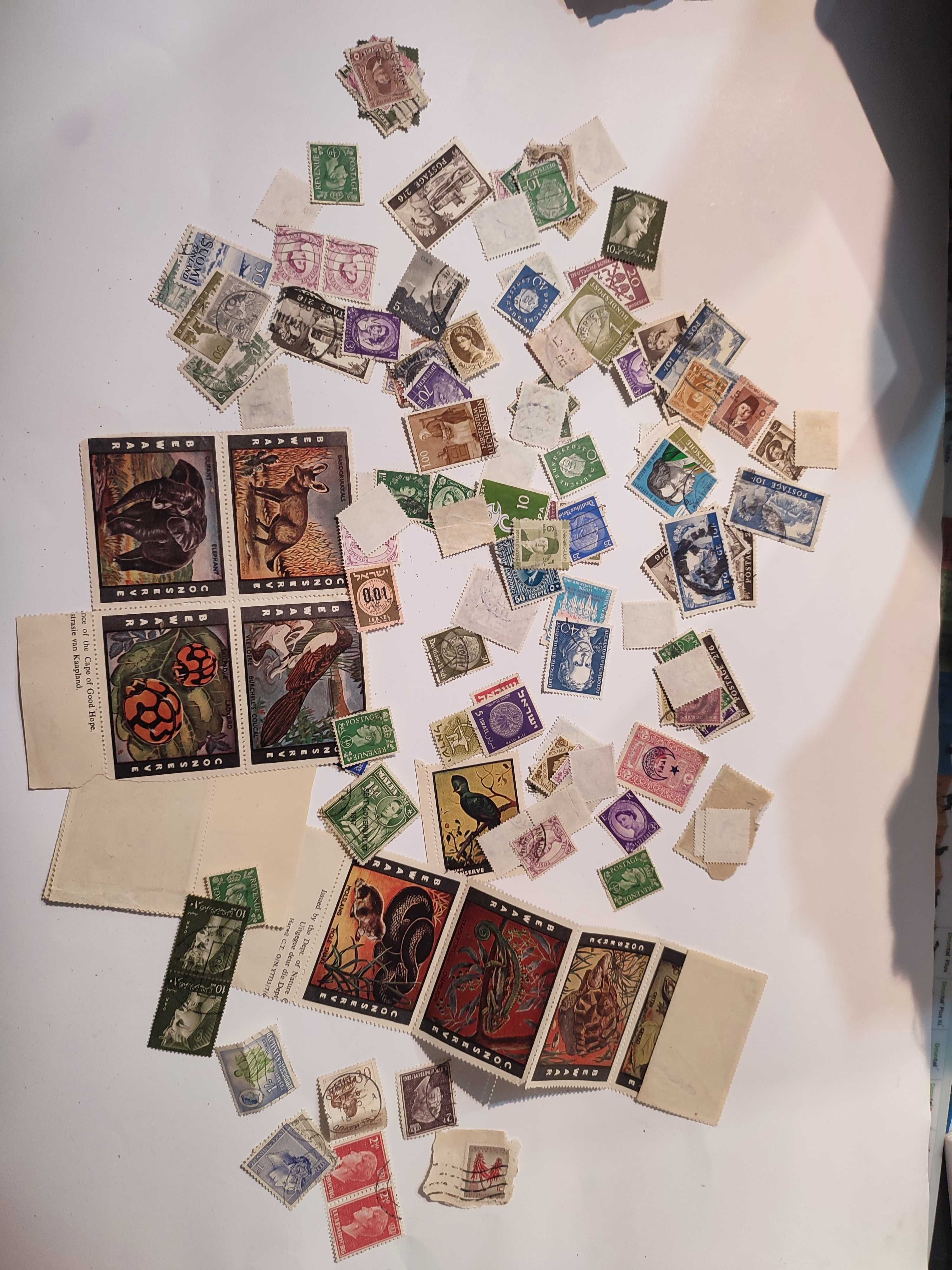 Lote 1200 selos estrangeiros diversos