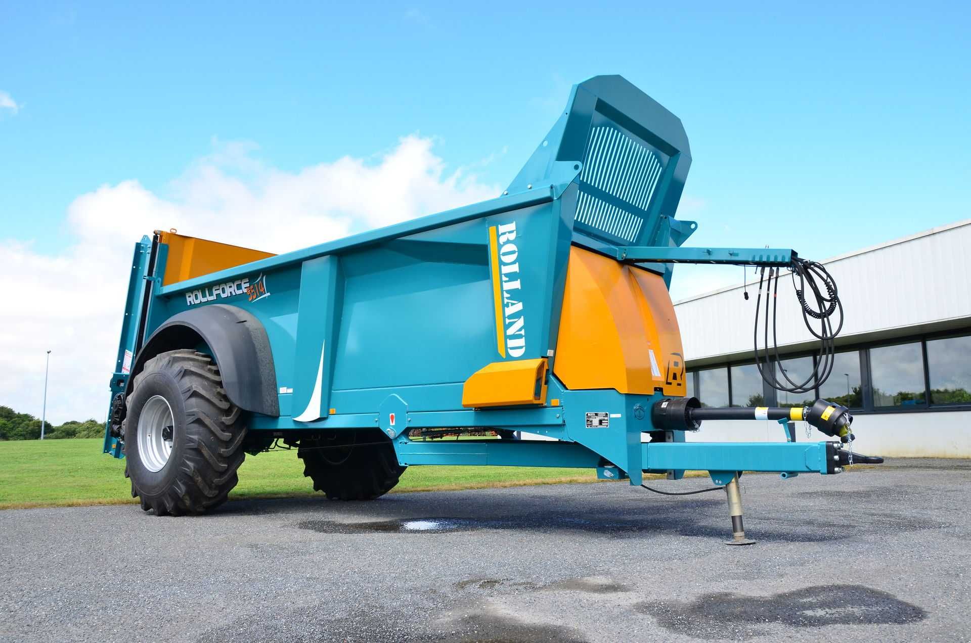 Rozrzutnik obornika ROLLAND FOLLFORCE 6620 wałki pionowe 18 ton
