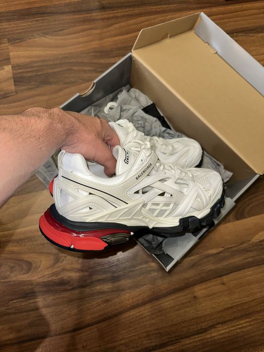 Balenciaga Track 2 White / Red
