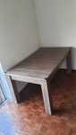 Mesa de sala    acastanhada    extensivel
