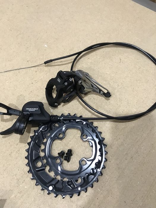 Shimano Deore система передний перекид на дабл