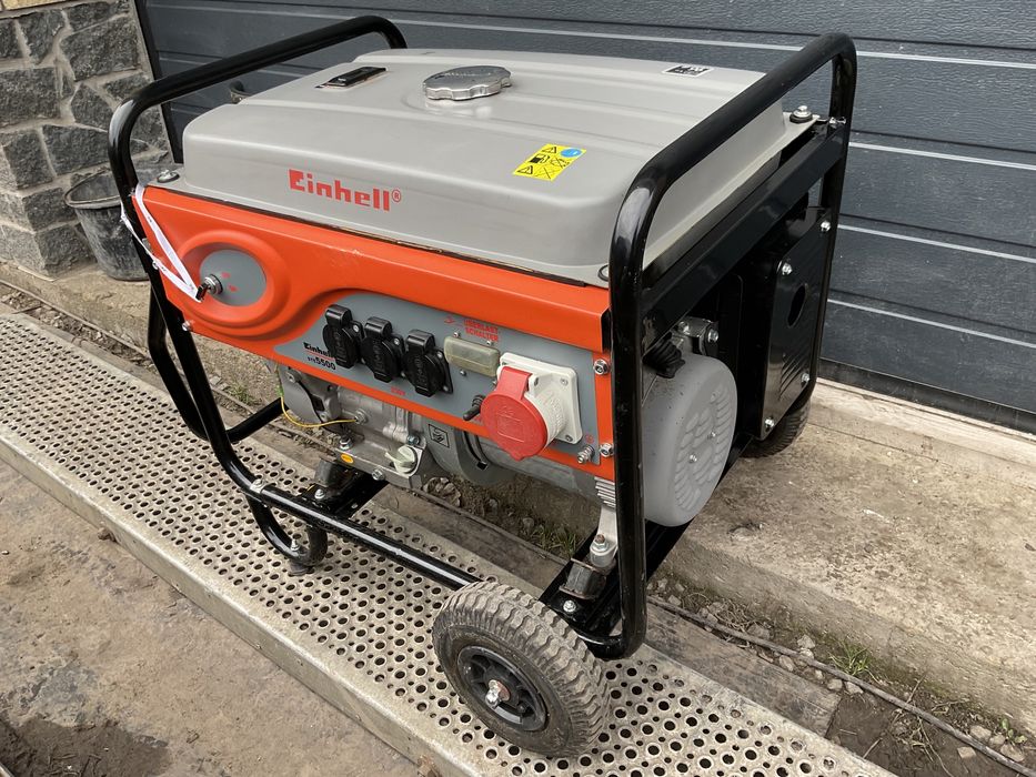 Бензиновий генератор Einhell STE-5500 оригінал не Honda 5,5 кВт мідь