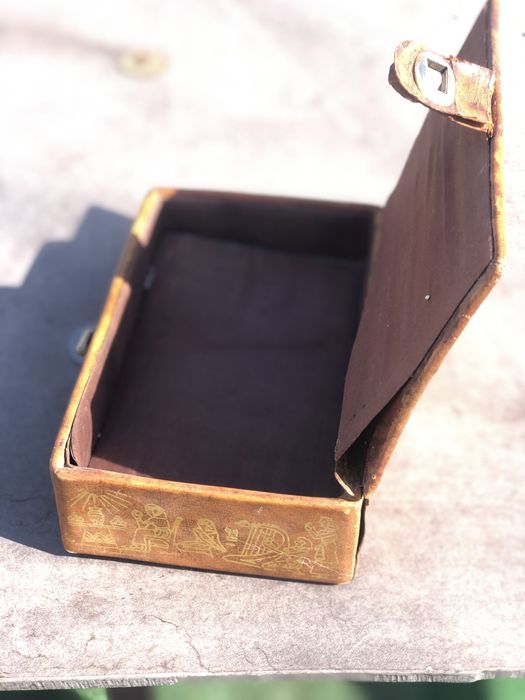 Шкатулка кожанная ссср