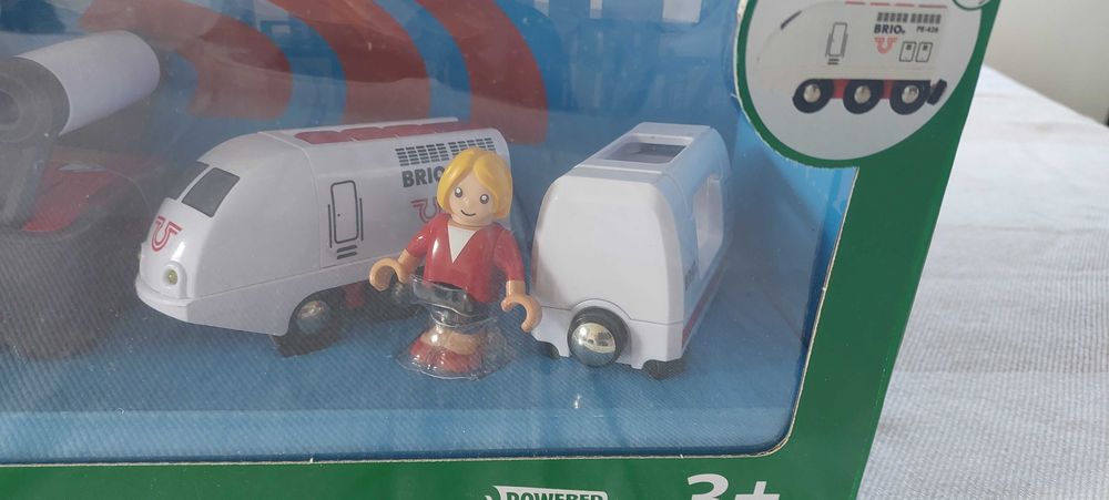 BRIO. Lokokomotywa biała. Zdalnie sterowana Ravensburger