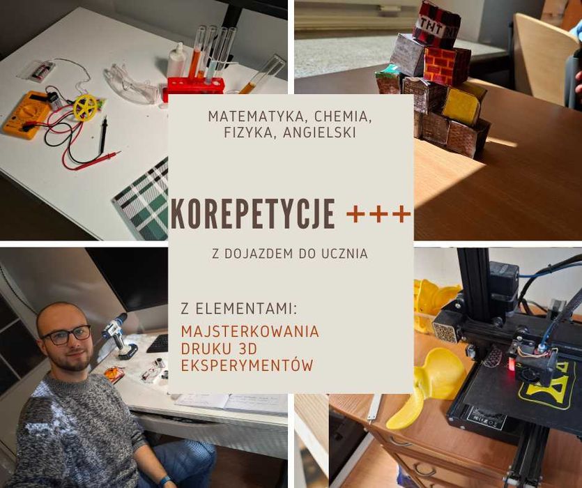 Korepetycje z matematyki, fizyki, chemii