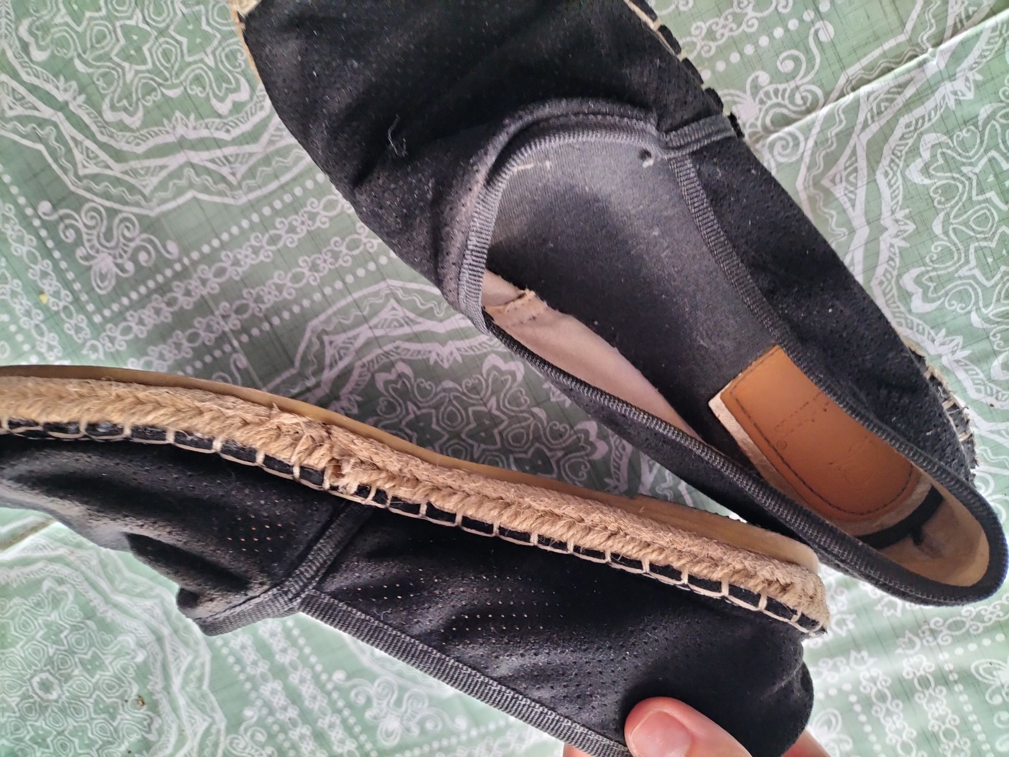 Espadryle czarne damskie