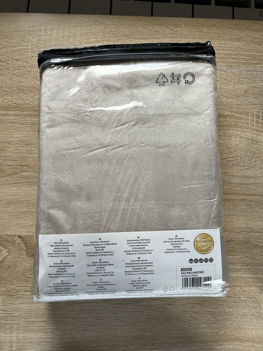 Zasłona EUROFIRANY Melanie 140 x 250 cm Beżowy