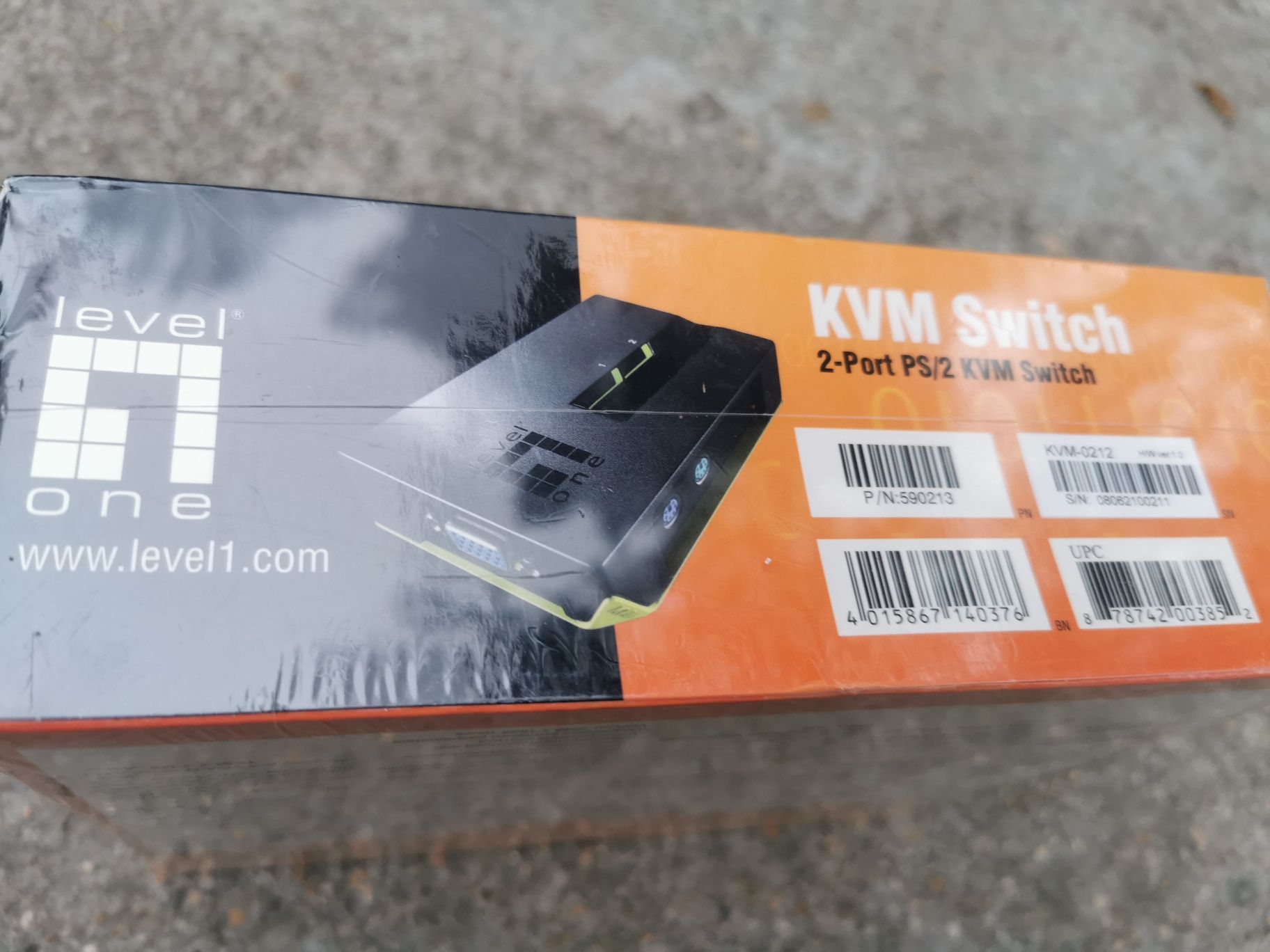 KVM switch 2 port PS/2