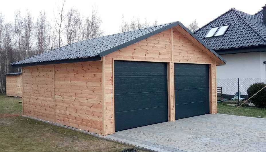 Garaż z drewna Wiata garażowa Carport drewniany, nie blaszak