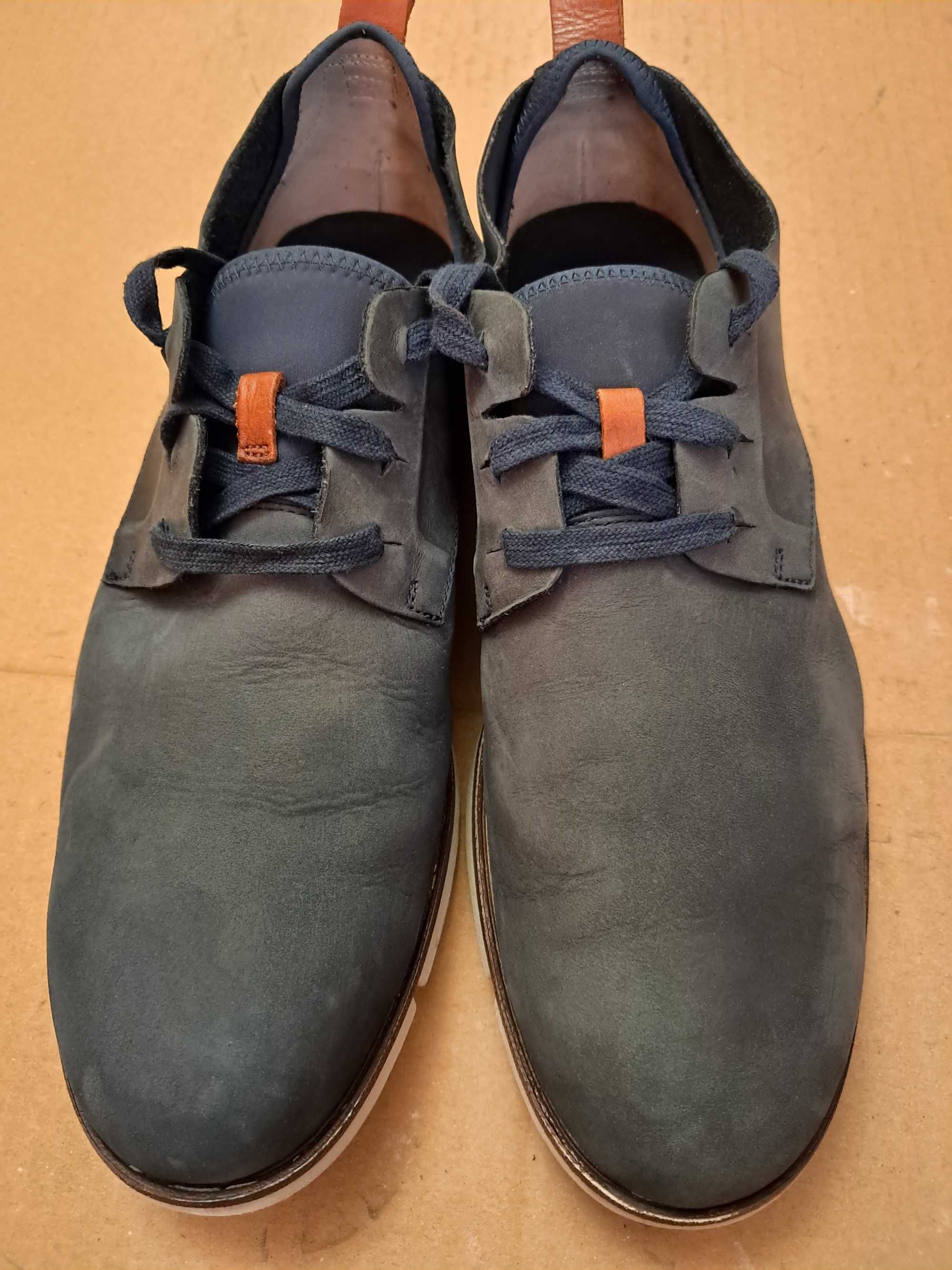 Оригинальные туфли Clarks размер 44.5 стелька 30 см