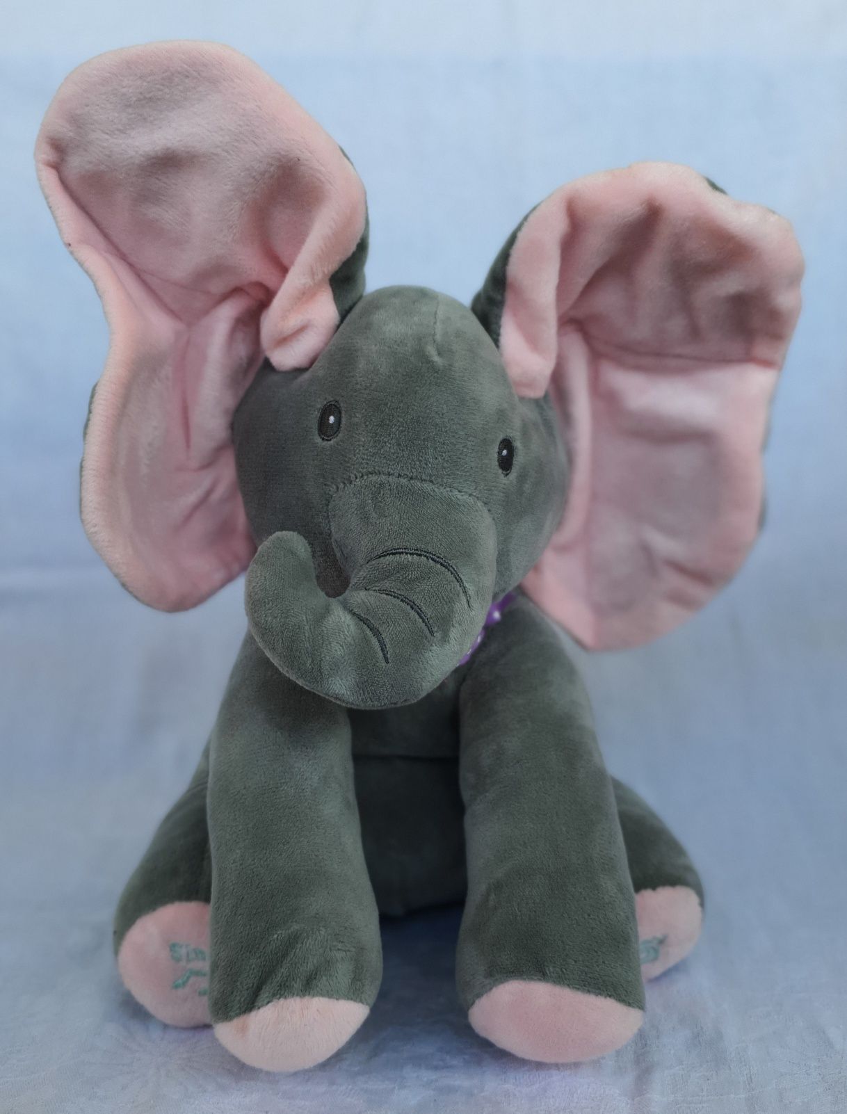 Zabawka, interaktywny słoń peekaboo