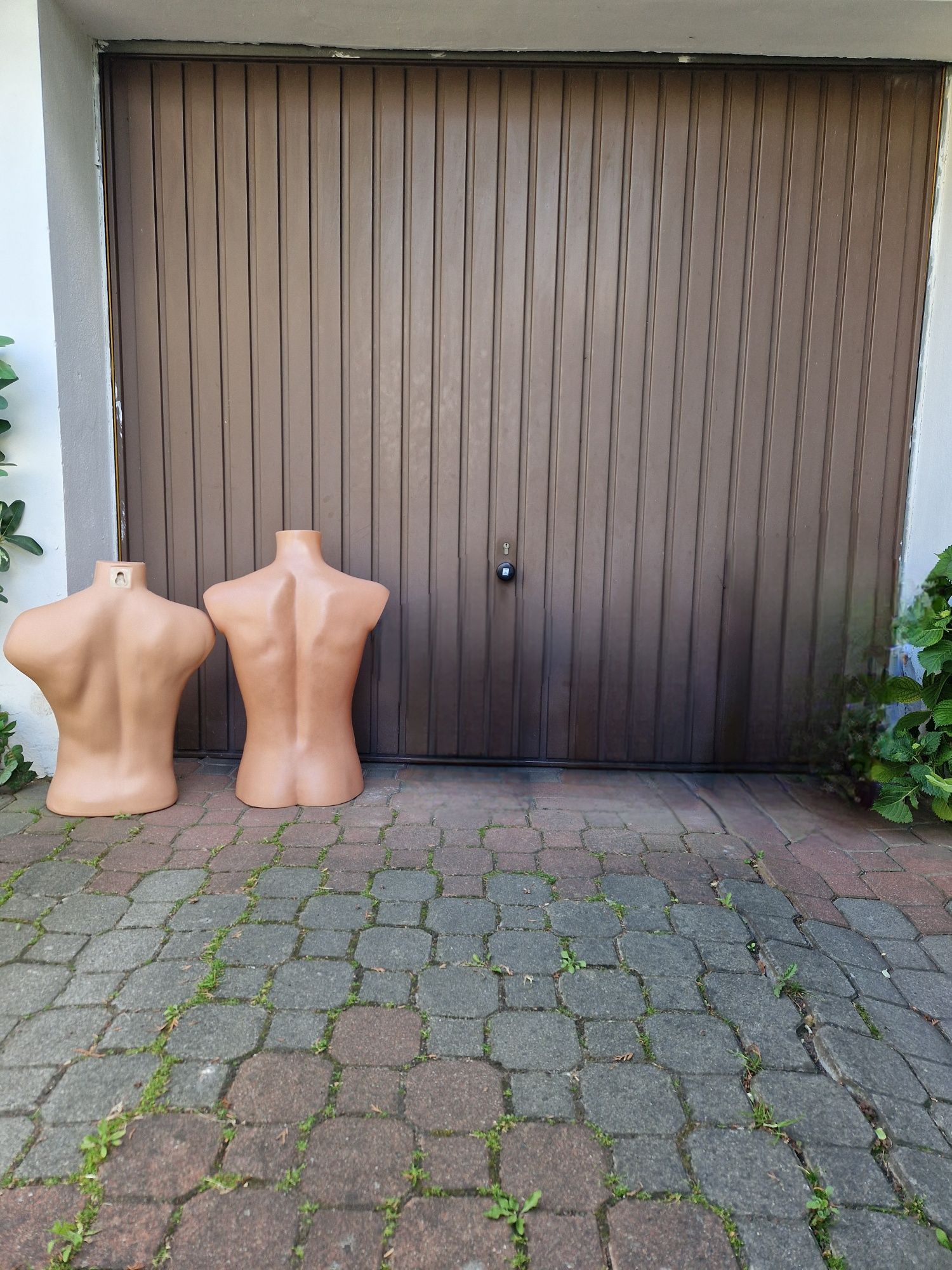 Manekin plastikowy – męski tors i dziecięcy