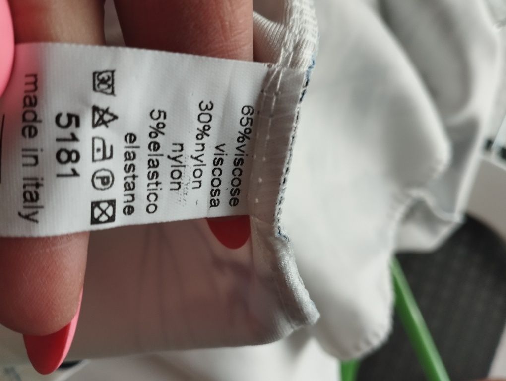 Nowa wloska sukienka z kieszeniami można nosić jak hiszpankę ciągliwy
