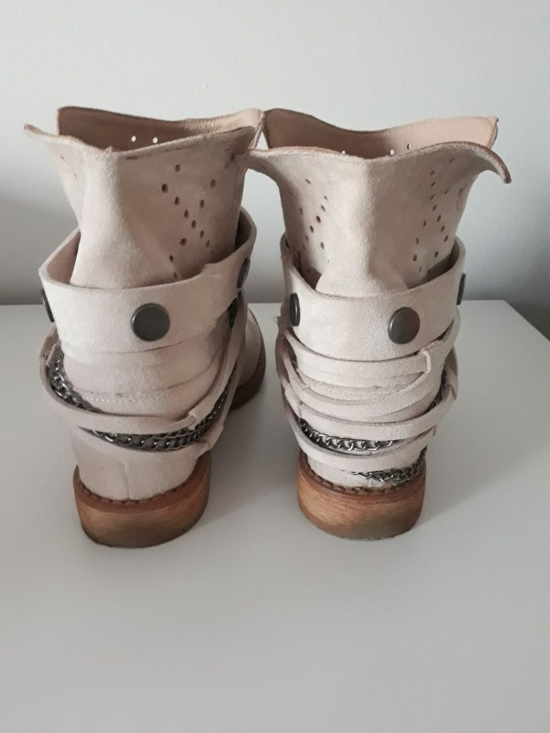 Buty Botki  J. Nowe 39 ukryty koturn