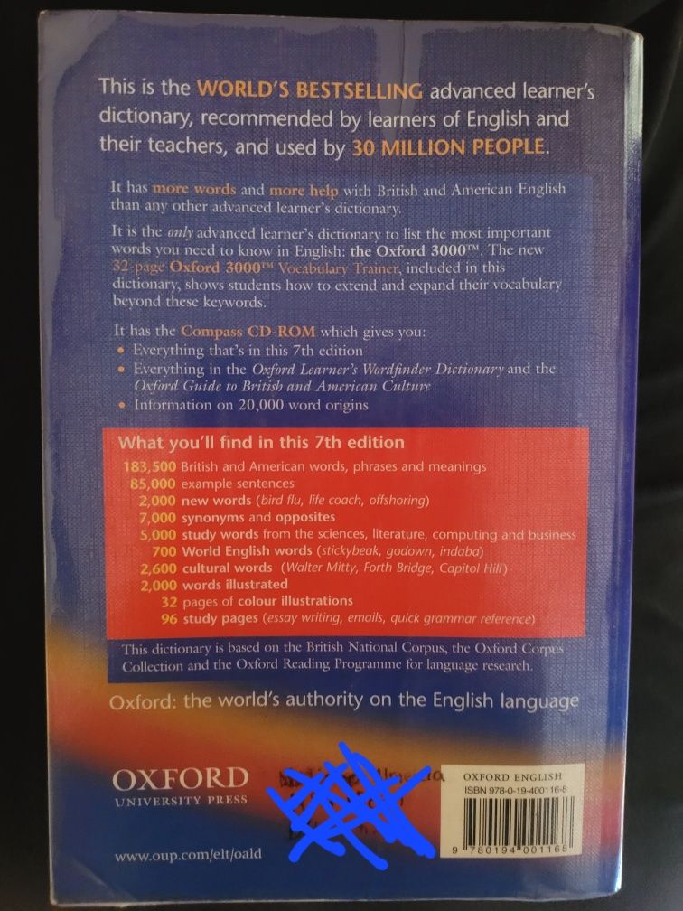 Oxford Advanced Learner's dicionário