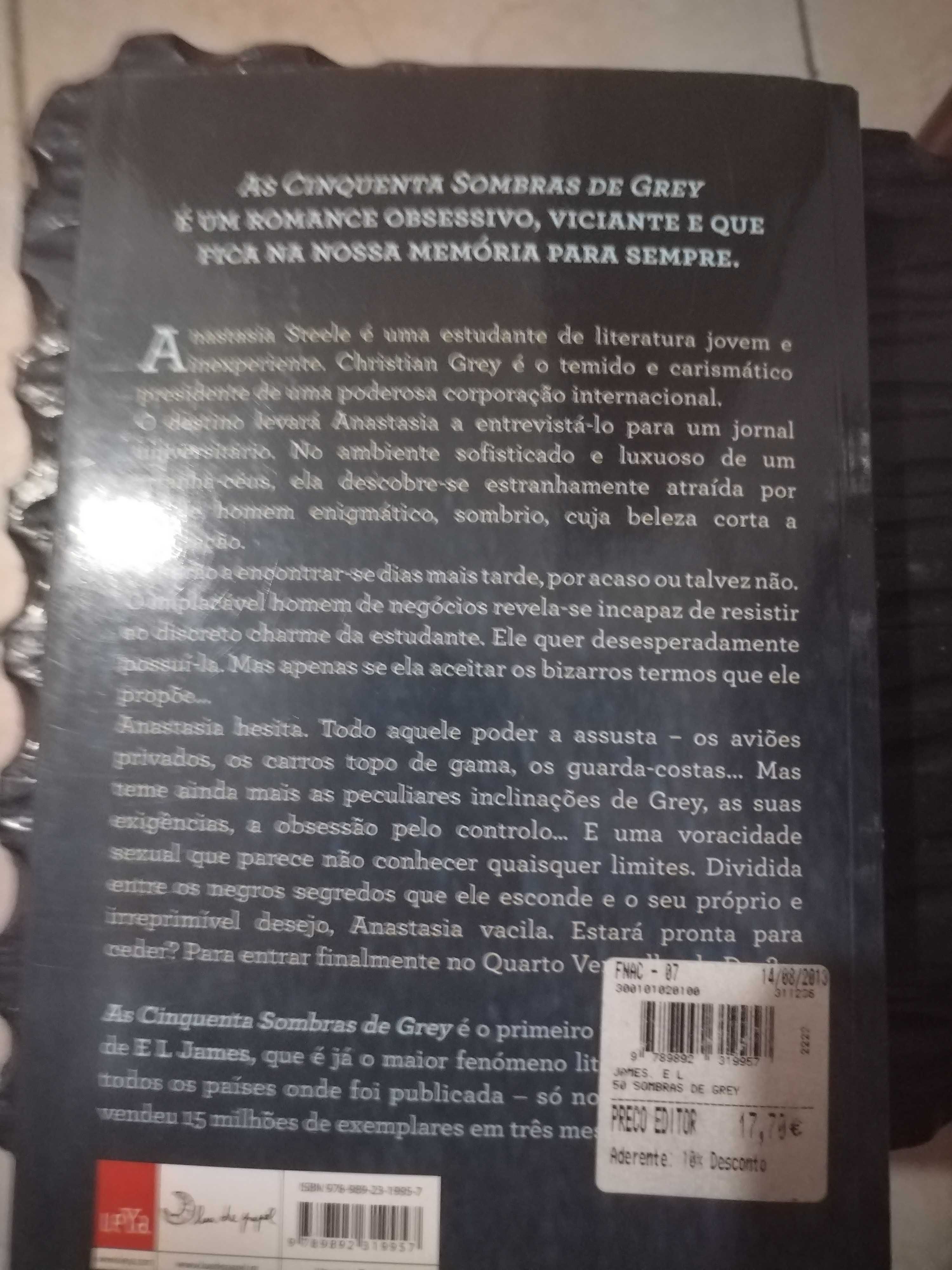 Livros comprados e novos
