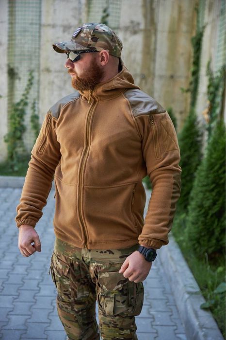 Кофта флісова Shark Skin Military Multicam/олива/койот