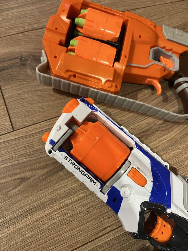 3 pistolety nerf