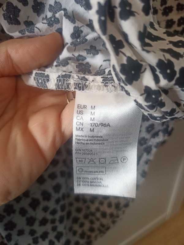 Koszula bawełniana z bufkami H&M 38 (M)