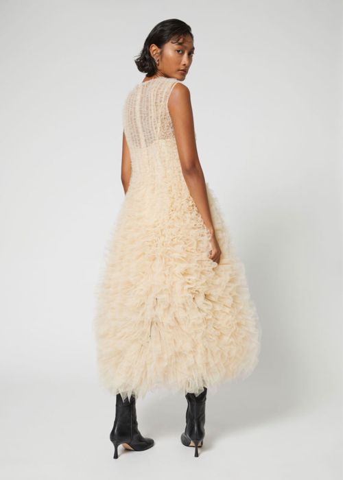 Vestido Voluminous Allover 38 Ruffle & Other Stories