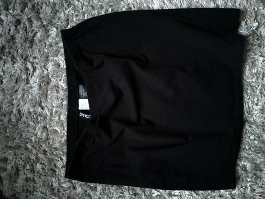 Czarna mini spódniczka 38/M H&M