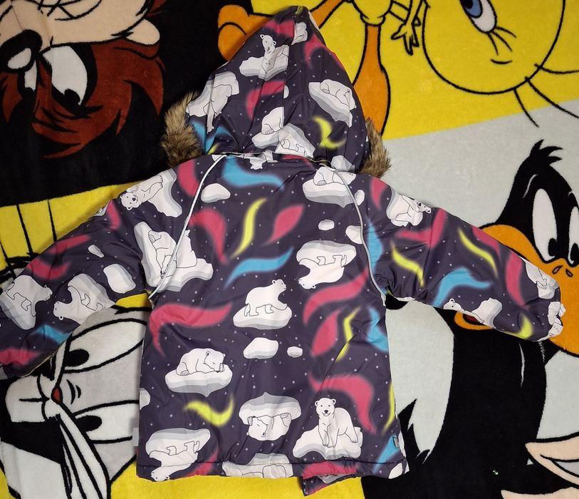 Зимовий термо комбінезон huppa 104 - 110 для дівчинки