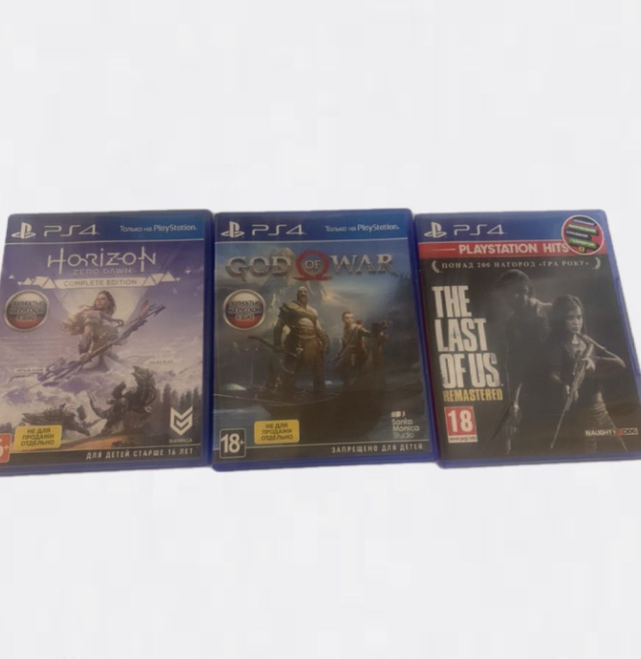 Ігри PS4 The Last Of Us part 1, God Of War, Horizon Zero dawn ОПТОМ