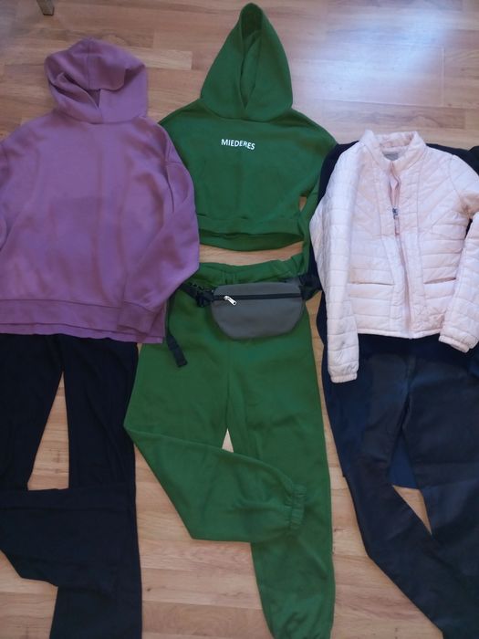 Пакет вещей на девочку 10-11-12 лет куртка, костюм флисовий