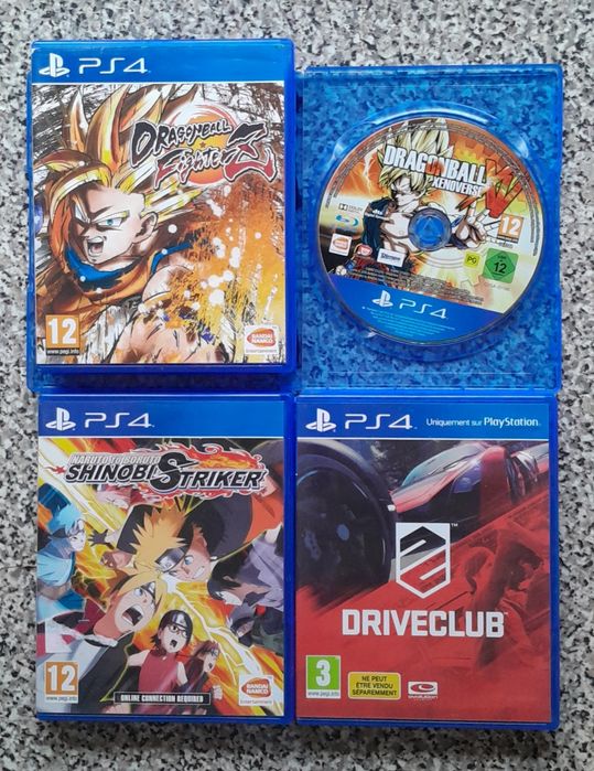 Conjunto de 4 jogos Playstation 4