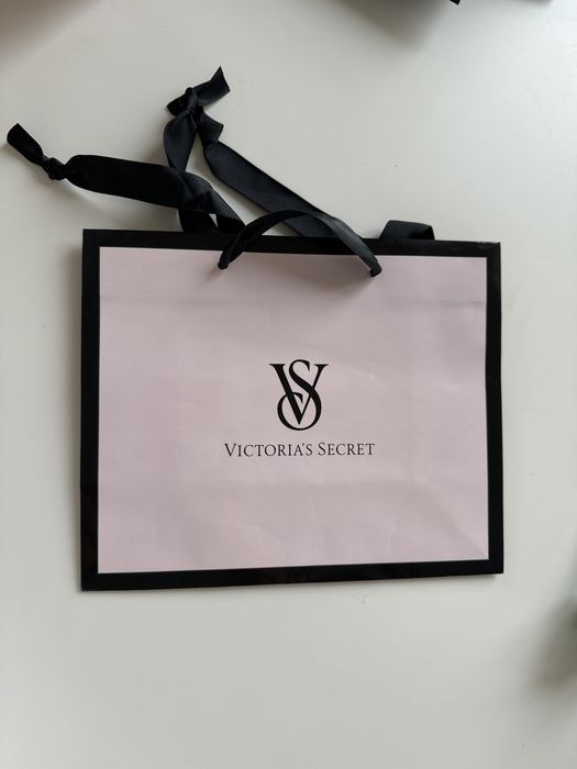 Victoria Secret torebka papierowa prezentowa 16/19 róż 1 sztuka