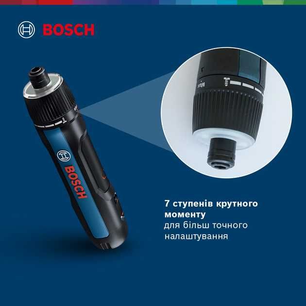 Аккумуляторная электроотвертка Bosch Professional GO 3 (Биты, type-c)