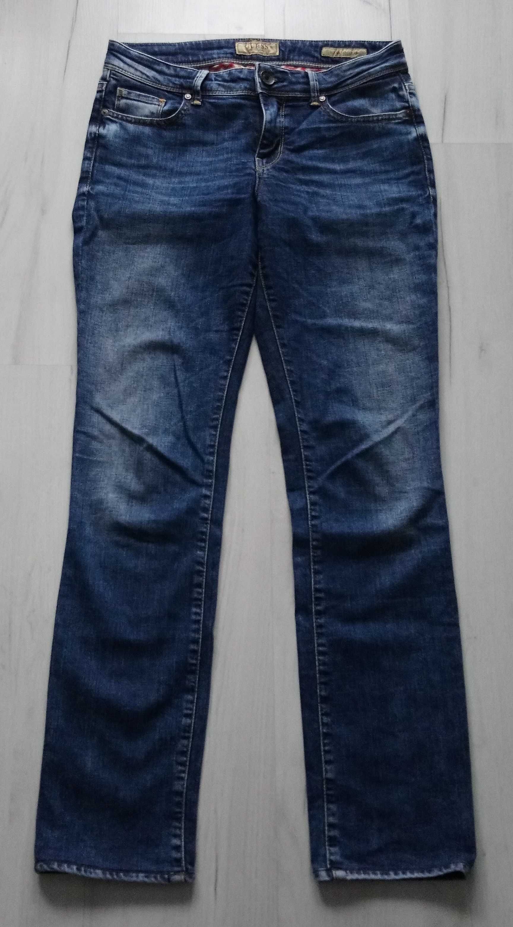 Piękne damskie spodnie jeansowe jeans GUESS rozmiar L W28