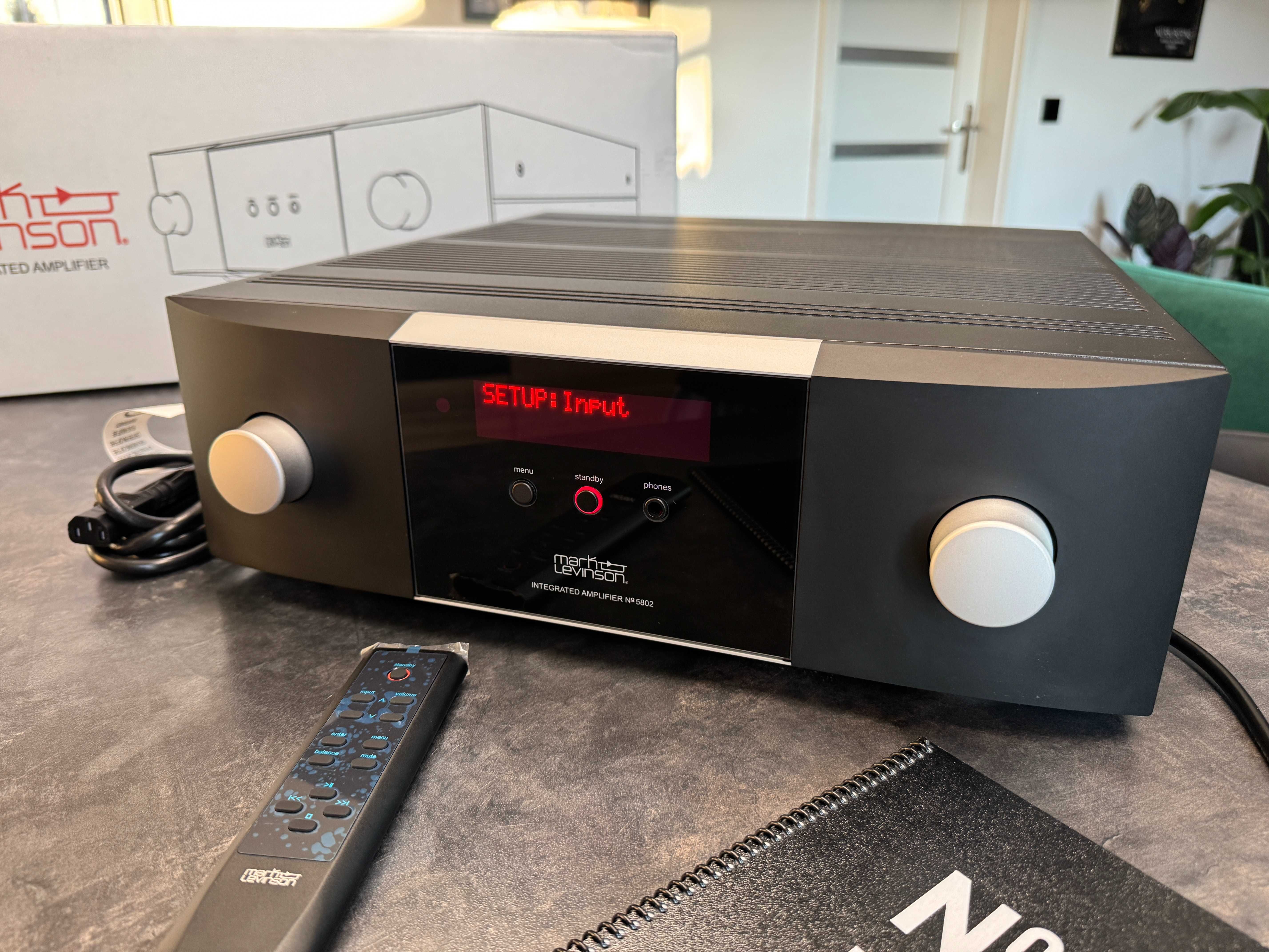 wzmacniacz dual-mono,Mark Levinson No 5802