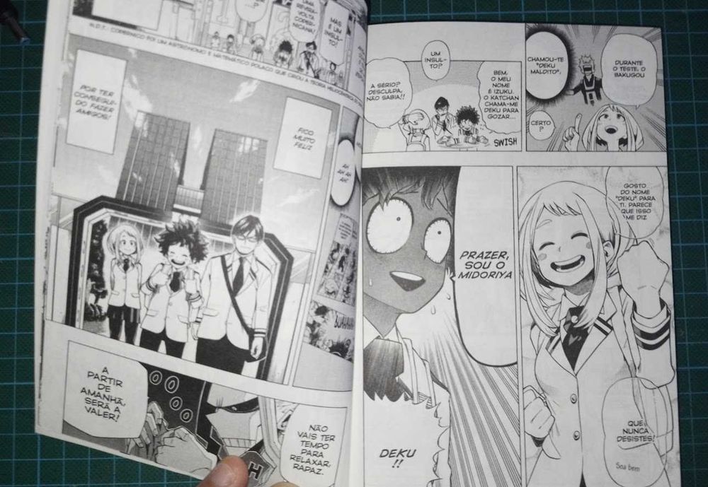 Mangá My Hero Academia - Versão Português